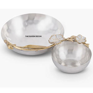 Bols à mélanger gratuits avec un design unique, bols à servir en aluminium pour aliments, bols à chips et à trempette, forme ronde, taille personnalisée - Product Image 6