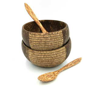 Wholesaler Natural <b>Coconut</b> <b>Shell</b> Bowl and <b>Coconut</b> Spoon / <b>Coconut</b> Salad Bowl From Eco2go Vietnam - Product Image 1
