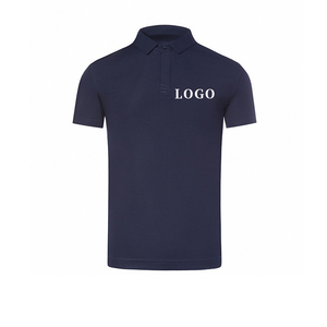 Polos de gran tamaño de manga corta lisos con logotipo bordado personalizado en blanco para hombre - Product Image 6