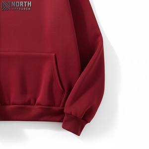 Haute Qualité Polaire Vierge Surdimensionné Pull À Capuche Hommes Personnalisé Coton Lourd 400gsm À Capuche Hommes 450 gsm À Capuche - Product Image 3