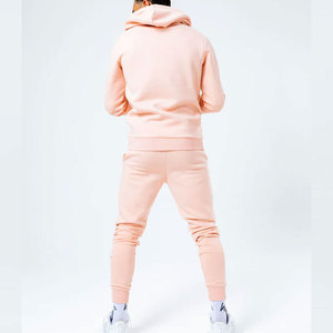 100% coton hiver lettre imprimer à manches longues sweats à capuche et joggers 2 pièces ensemble survêtement - Product Image 2