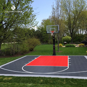 Piso para <span class=keywords><strong>Cancha</strong></span> de Baloncesto de 20x20 Pies, para Exteriores, DIY, con Tamaño y Color Personalizables, Baldosas Modulares Encajables para Canchas Deportivas - Product Image 4