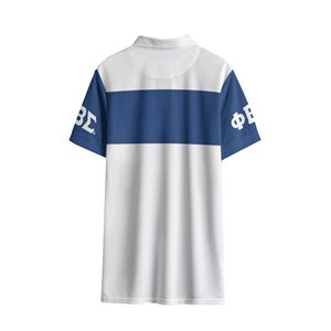 Phi Beta Sigma Hombres Sólido Jersey 100% Algodón Manga Corta para Camisa - Product Image 2