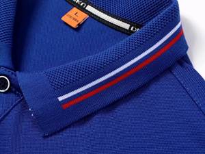 Alta calidad 100% algodón hombres camisetas Polo Casual Slim Fit diseño básico algodón camisas Polo cuello camiseta para hombres - Product Image 2