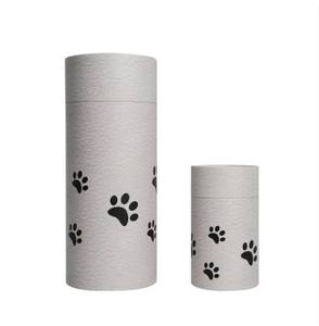 Urna de cremación de aluminio hecha a mano con elegante diseño de mármol cultivado, urna de recuerdo conmemorativa para cenizas de mascotas - Product Image 3