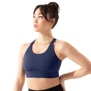 Sujetador deportivo acolchado sin costuras de alto impacto para mujer, gimnasio, Yoga, correr, entrenamiento, Fitness, a prueba de golpes, transpirable, ajustable, estilo Simple - Product Image 2