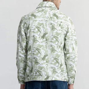 แจ็กเก็ตยีนส์แบบบางสำหรับผู้ชาย, แจ็กเก็ตฤดูหนาวทรงหลวมทันสมัยพิมพ์ลายสำหรับฤดูใบไม้ผลิและฤดูใบไม้ร่วง2025 - Product Image 3