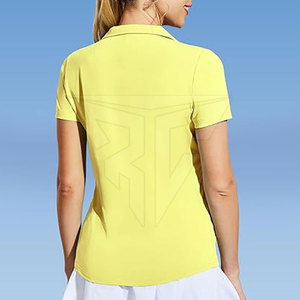 Camiseta de algodón para mujer hecha en Pakistán, diseño único para verano informal para Polo cómodo con bajo MOQ - Product Image 2