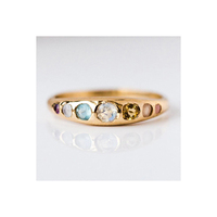 Elegantes neues Design Massiv gold Feine Schmuck ringe Damen Verlobung Diamantringe Mit Echten Edelsteinen Gold Mix Edelsteine Ring