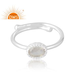 Latest Selling 925 Sterling Silver Natural <b>Rose</b> <b>Quartz</b> Gemstone <b>Ring</b> Custom Jewelry For Women Gift For Her - Product Image 3