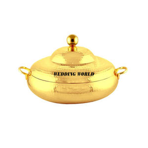 Casserole design Hotpot dernière collection faite à la main qualité supérieure vente en gros de nouveau chauffe-plats en métal - Product Image 1