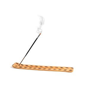 ที่ใส่ธูปไม้ธรรมชาติเป็นมิตรกับสิ่งแวดล้อมทำด้วยมือทนทานทางศาสนาสำหรับการทำสมาธิทางจิตวิญญาณน้ำมันหอมระเหยผ่อนคลาย - Product Image 1