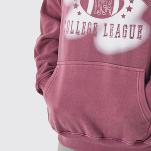 Wholesale Heavyweight Oversized <b>Men's</b> <b>Sweatshirt</b> with Custom Logo High Quality Streetwear <b>Hoodie</b> for Winter - Product Image 5