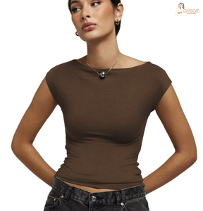 Women Compression Summer <b>Sleeveless</b> Soft Elastic Cotton Fitness T Shirt - Product Image 2