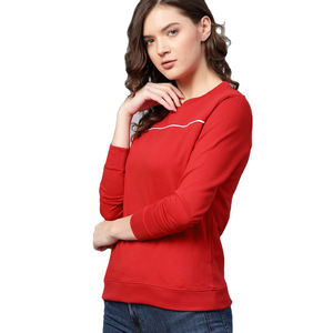 Sudaderas Estampadas de Invierno para Mujer con Logotipo Frontal, Silueta Relajada, Transpirables, 100% Mezcla de Algodón, Estilo Casual - Product Image 1