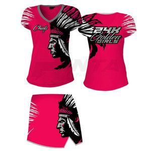 Uniforme de cheerleading à quantité minimale de commande basse le plus récent, concevez votre propre produit Uniformes de fille Cheerl à vendre - Product Image 6