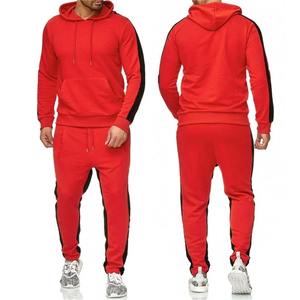 Ensemble de jogging d'extérieur 2 pièces décontracté d'hiver pour hommes, sweats à capuche respirants, survêtement chaud, confortable et élégant - Product Image 4