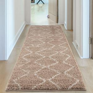 Alfombra Peluda Marroquí Beige de 820 cm (60x110 cm), Cómoda para Decoración del Hogar - Product Image 5