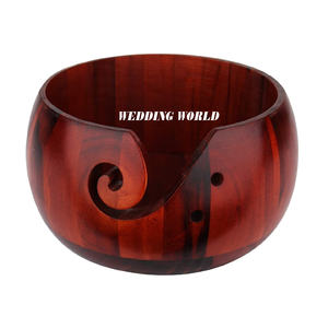 Bol à chocolat en bois rond de qualité supérieure dessus de table fait à la main nouveau bol sucré taille personnalisée nouveau bol à chocolat en bois - Product Image 5