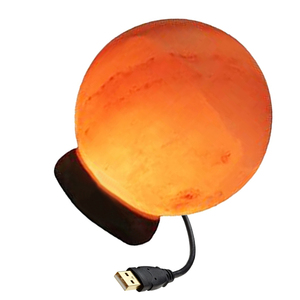 โคมไฟเกลือหิมาลายัน USB ปรับความสว่างได้โคมไฟหินกลางคืนคริสตัลสีชมพู - Product Image 2