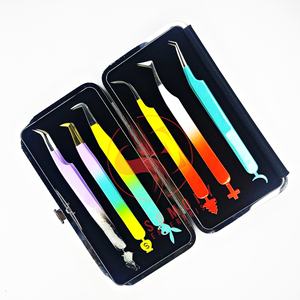 Pinzas para Pestañas de Acero Inoxidable Personalizables Somofy Enterprises, Punta Lisa de 10 mm, Duraderas, Precisas, con Agarre Fuerte, Nueva Parte Inferior - Product Image 3