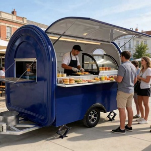 Camion de restauration mobile personnalisé <span class=keywords><strong>pour</strong></span> boissons et desserts avec machine à expresso et 2 éviers HY02 - Product Image 6