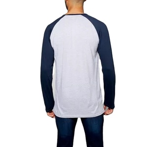 2025 haute qualité nouveau t-shirt à manches longues avec le meilleur prix 100% coton T-shirt pour hommes coupe ample imprimé à manches longues t-shirts - Product Image 2
