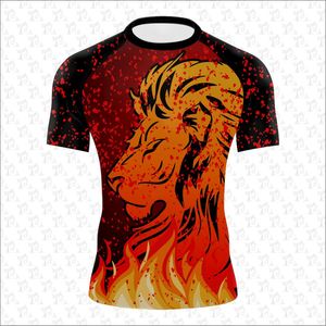 Unisex upf 50 การป้องกันผื่นจากแสงแดดสําหรับผู้ชายแห้งเร็วระบายอากาศได้ยืดหยุ่นกลางแจ้งแขนสั้นยามผื่นที่กําหนดเอง - Product Image 4