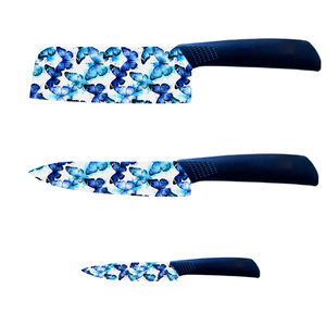 Nouvel ensemble de 6 couteaux de chef en céramique forgée, design innovant, manches en plastique, résistant au lave-vaisselle, ambidextre, pour usage domestique, livraison gratuite - Product Image 1