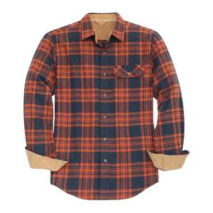 Camisa de Franela a Cuadros para Hombre, Gruesa, Forrada de Sherpa, Térmica, de Invierno, Manga Larga, Informal, con Botones, para Trabajar - Product Image 5