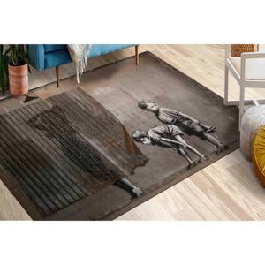Alfombra de Baño con Diseño de Banksy Lady Shower: Alfombra Antideslizante Impresa en 3D, Alfombra de Chenilla - Product Image 5