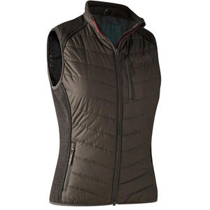 Coupe-vent imperméable ultra léger Gilet matelassé à fermeture éclair pour femmes Gilet d'hiver à capuche rembourré Veste chaude Veste d'extérieur Gilet OEM - Product Image 1