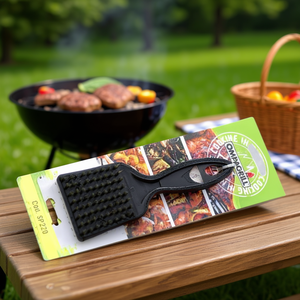 Compact SP220 Brass Grill Brush 22cm Black <b>BBQ</b> Tool - Product Image 3