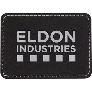 2025 personnalisé tout nouveau patchs en similicuir haute qualité rectangulaire Laser capable PU adhésif blanc chapeau patchs - Product Image 6