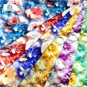 New Trending Pure <b>Viscose</b> Digital Printing <b>100</b> Rayon <b>Fabric</b> for Dress Garment Clothing <b>Fabric</b> customized Wholesale Supplier - Product Image 4