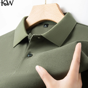 Camiseta Deportiva de Manga Corta con Botones para Hombre, Camiseta de Algodón Ajustada para Fitness, Gimnasio, Culturismo y Musculación - Product Image 4