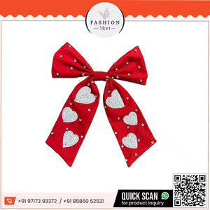 New Collection Trending Valentine <b>Bow</b> Fashionable Look <b>Bow</b> <b>for</b> <b>Women</b> <b>Hair</b> Accessories - Product Image 3