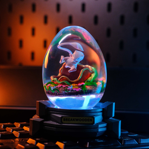 Lámpara de resina personalizada, lámpara de resina, luz nocturna personalizada, lámpara de epoxi de Pokémon, lámpara art déco, regalo personalizado, regalo hecho a mano - Product Image 3