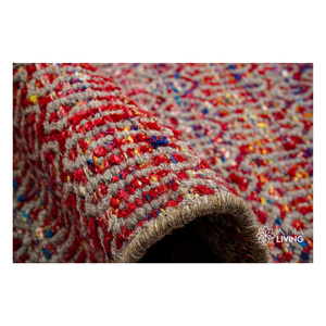 Elegant Wool Handwoven <b>Rug</b> with Contemporary Designs for Living Room, Dining Room, Bedroom, Office and Stylish Decor - Product Image 3