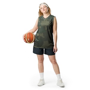 Maillot de sport sans manches en maille respirante personnalisé avec logo d'équipe, vente en gros, pour l'entraînement de basketball et la gym pour hommes - Product Image 5