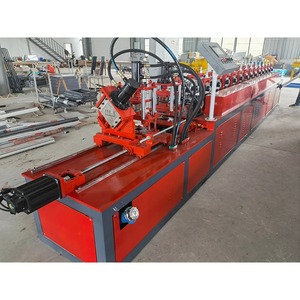 Máquina formadora de rollos de perfil <span class=keywords><strong>C</strong></span> completamente automática de estructura todo en uno y marco de acero galvanizado de canal Z <span class=keywords><strong>Purlin</strong></span>