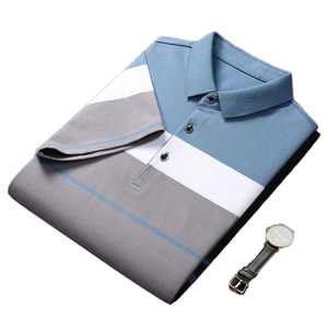 Camisas de Manga Corta a Rayas de Punto 100% Algodón para Hombre y Mujer - Colección de Verano Casual, Ajustada, con Botones, Venta al Por Mayor - Product Image 1