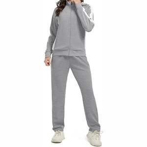 Novedades 2026, Conjuntos Deportivos Estampados para Mujer, Talla Grande, Corte Ajustado, Pantalones Deportivos con Cordón y Letras Personalizadas, 2 Piezas, Ideal para Mujeres Altas - Product Image 1