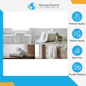 Serviettes de bain en polycoton à finition lavée, best-sellers, conçues pour un confort quotidien et un monde durable, pour les acheteurs sérieux. - Product Image 4