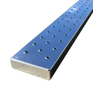 Planche d'escalier en acier Q235 HDG, haute capacité de charge, perforée, pour passerelle de sécurité, pour échafaudage Ringlock EN12810, prix usine - Product Image 5