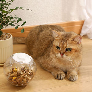 Distributeur de nourriture interactif moderne pour animaux de compagnie, balle de jeu réglable, distributeur automatique de nourriture pour chat - Product Image 2