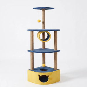 Amistar Medea Classic – Premium 4-Level Jute <b>Cat</b> <b>Tree</b> with Tunnel, Eco-Friendly Multi-Functional <b>Cat</b> Tower for All Size <b>Cats</b> - Product Image 2