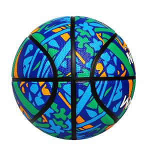 Vibrant Youth Size Promotional Rubber <b>Basketball</b> Ball with Eye-Catching Colors and Custom Logo for Sports Brand Events - Product Image 2