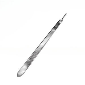 Produits avec logo personnalisé Manche de scalpel de haute qualité Manche de scalpel chirurgical solide long de 21.5cm en acier inoxydable - Product Image 1