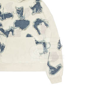 เสื้อฮู้ดดี้ผู้ชายทรงใหญ่ สไตล์วินเทจ ลุคซักฟอก สำหรับสตรีทแวร์และใส่ในชีวิตประจำวัน - Product Image 4